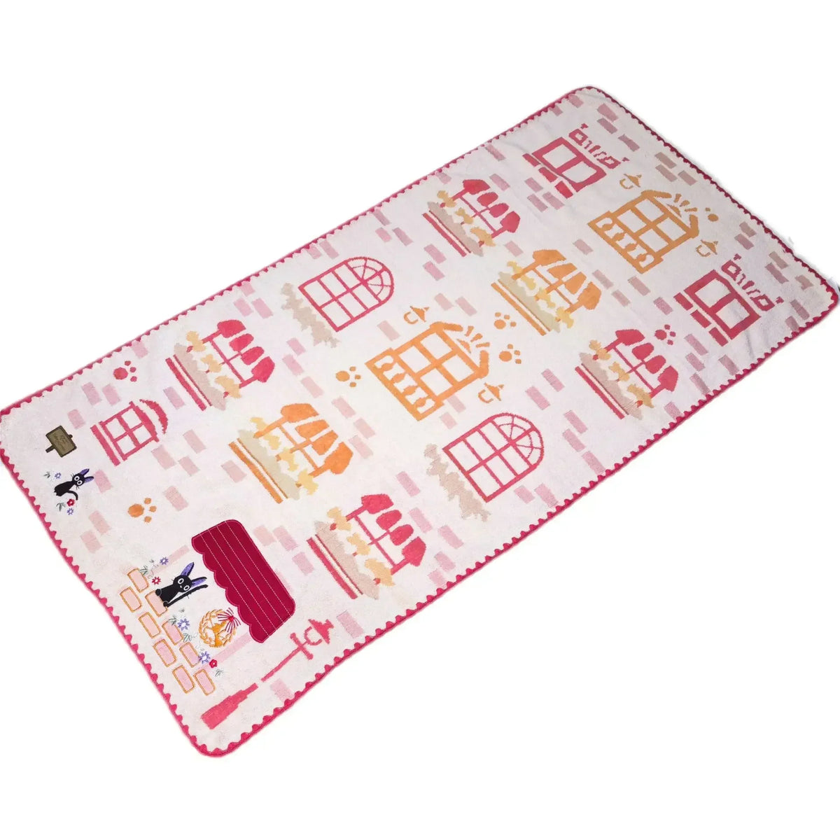 Cute 100% Cotton Embroidery Cartoon Towels Bathroom Hand Towel Batrh for Kids Adults Beach