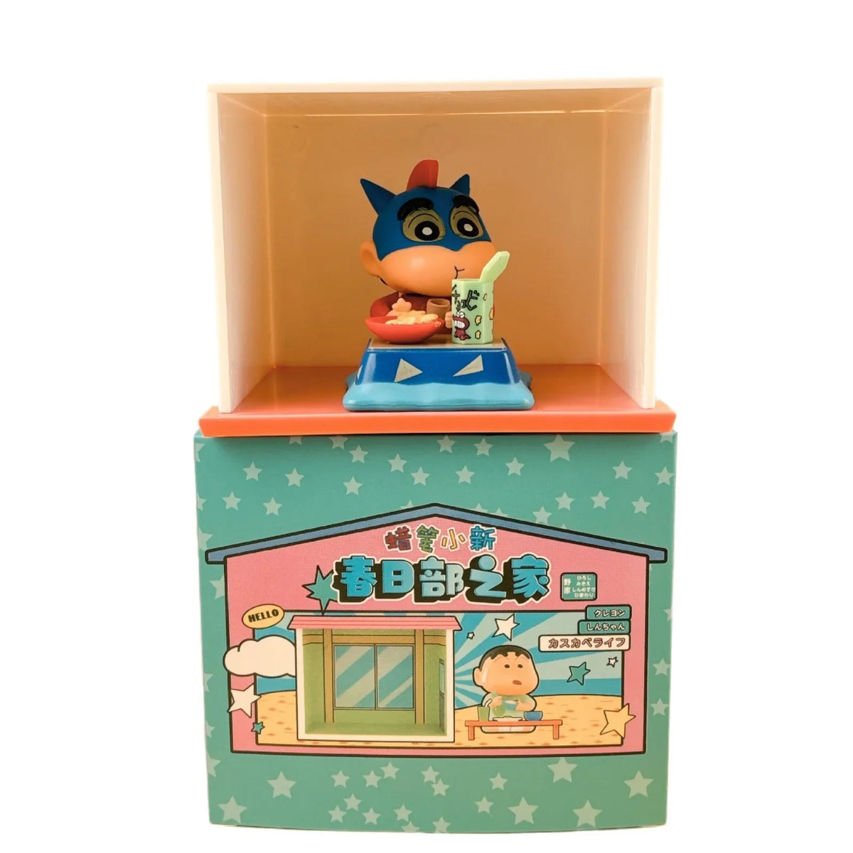 Crayon Shin chan Anime Characters Spring Home Series Blind Box Characters Fashion Cute Car Decoration Model Toys Authentic Gifts