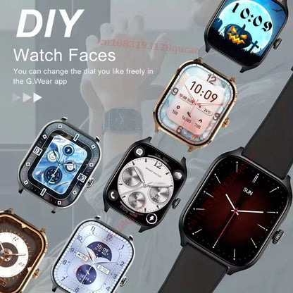 2026 Smart Watch Android IOS Phone 2.01 Inch Color Screen Bluetooth Answer Call Fitness Watches Tracker Smartwatch Women Men New