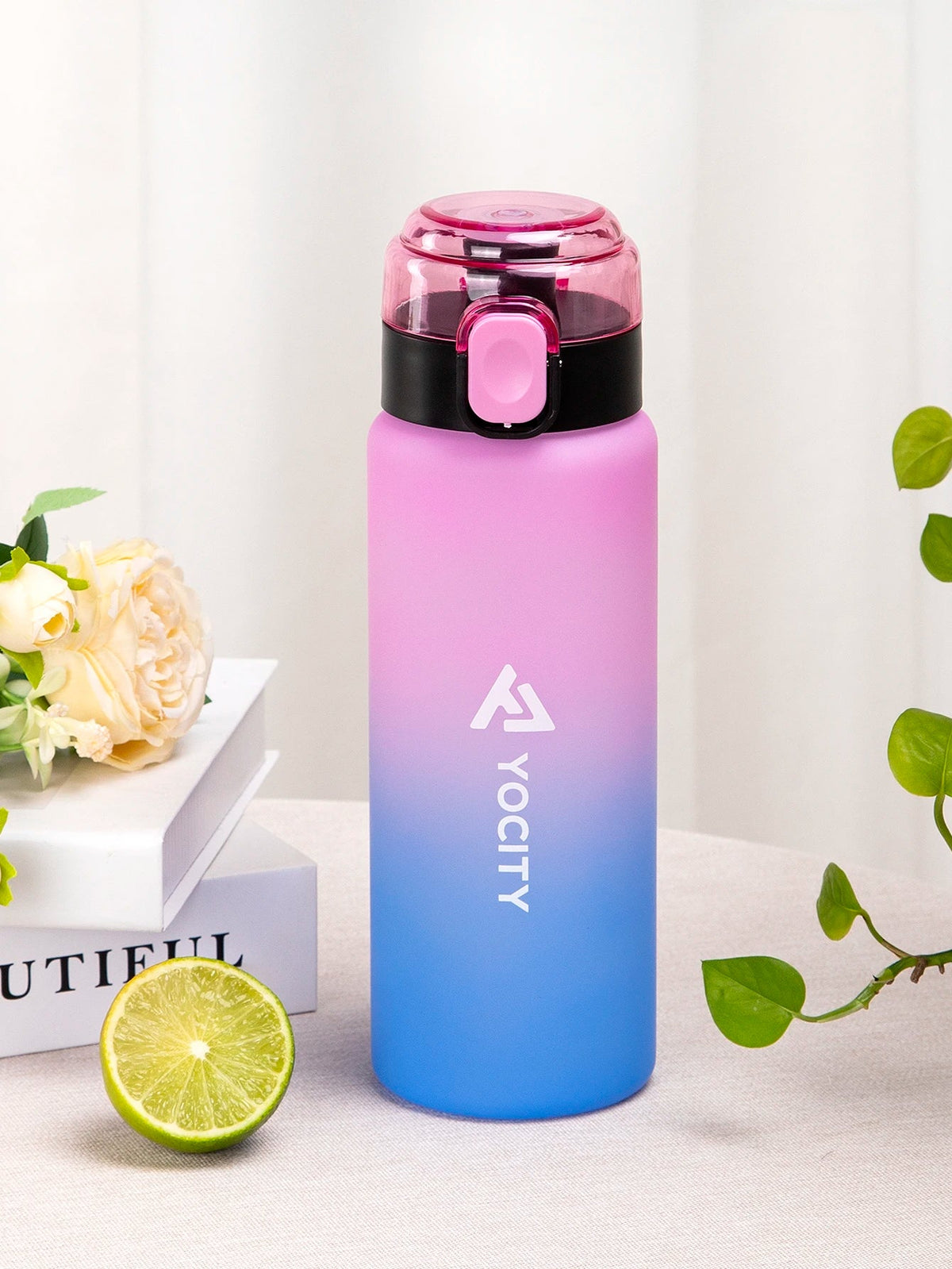 750ml Tritan Frosted Gradient Water Bottle for Drinking Portable Sport Tea Coffee Cup Kitchen Tools Kids Water Bottle School