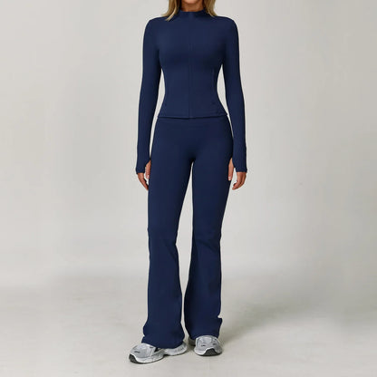 2/3PCS Yoga Suit Sports Set Gym Set Women Tracksuit Running Workout Clothes Long Sleeve Sports Bra Athletic Wear Yoga Clothing