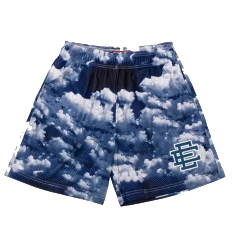 Shorts  EE Eric Emanuel Basic Shorts NEW men's casual shorts fitness sports pants summer gym workout Men Classic GYM Mesh Shorts