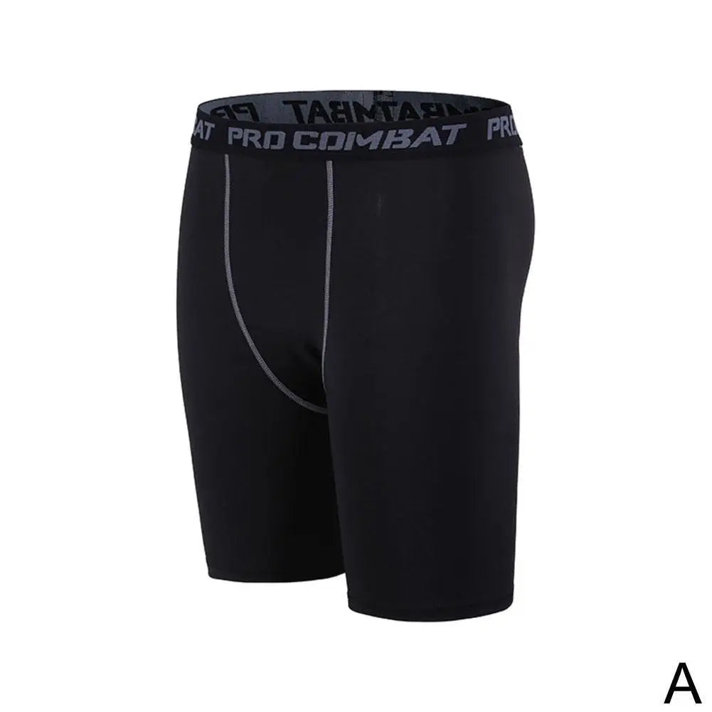 Shorts Men's Leggings Compression Pants Sports Leggings Basketball Quarter Shorts Quick Drying Running Training Stretch Fitness Pants