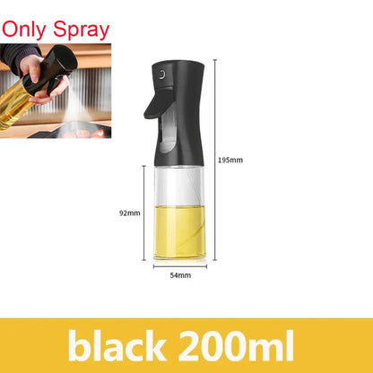 2in1 500ml Plastic Spray Oil Sprayer Bottle Spray Oil Dispenser Oil Jar Cruet BBQ Kitchen Baking Roasting Picnic Kitchen Tool