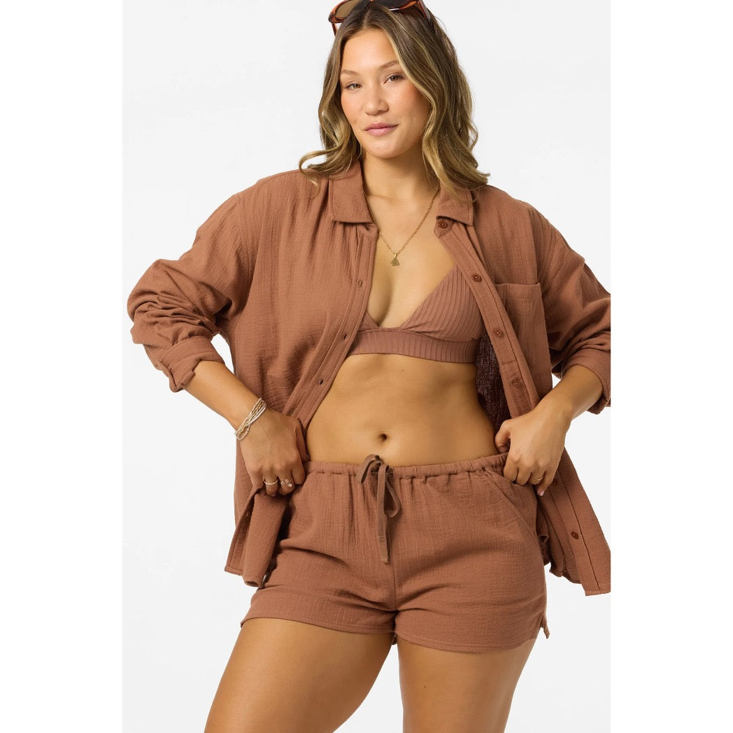 ONEILL - LENI RELAXED TOP | Carob Brown