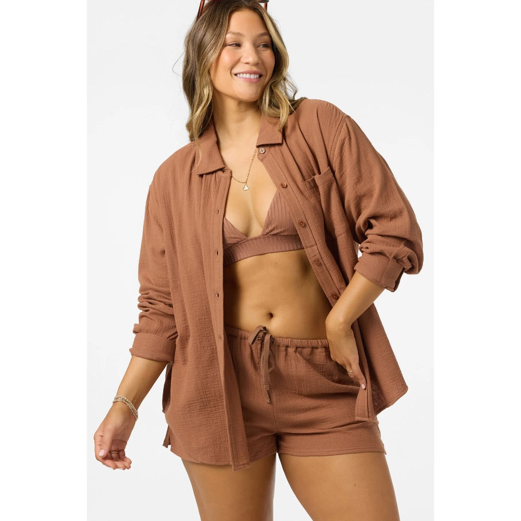 ONEILL - LENI RELAXED TOP | Carob Brown