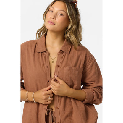 ONEILL - LENI RELAXED TOP | Carob Brown