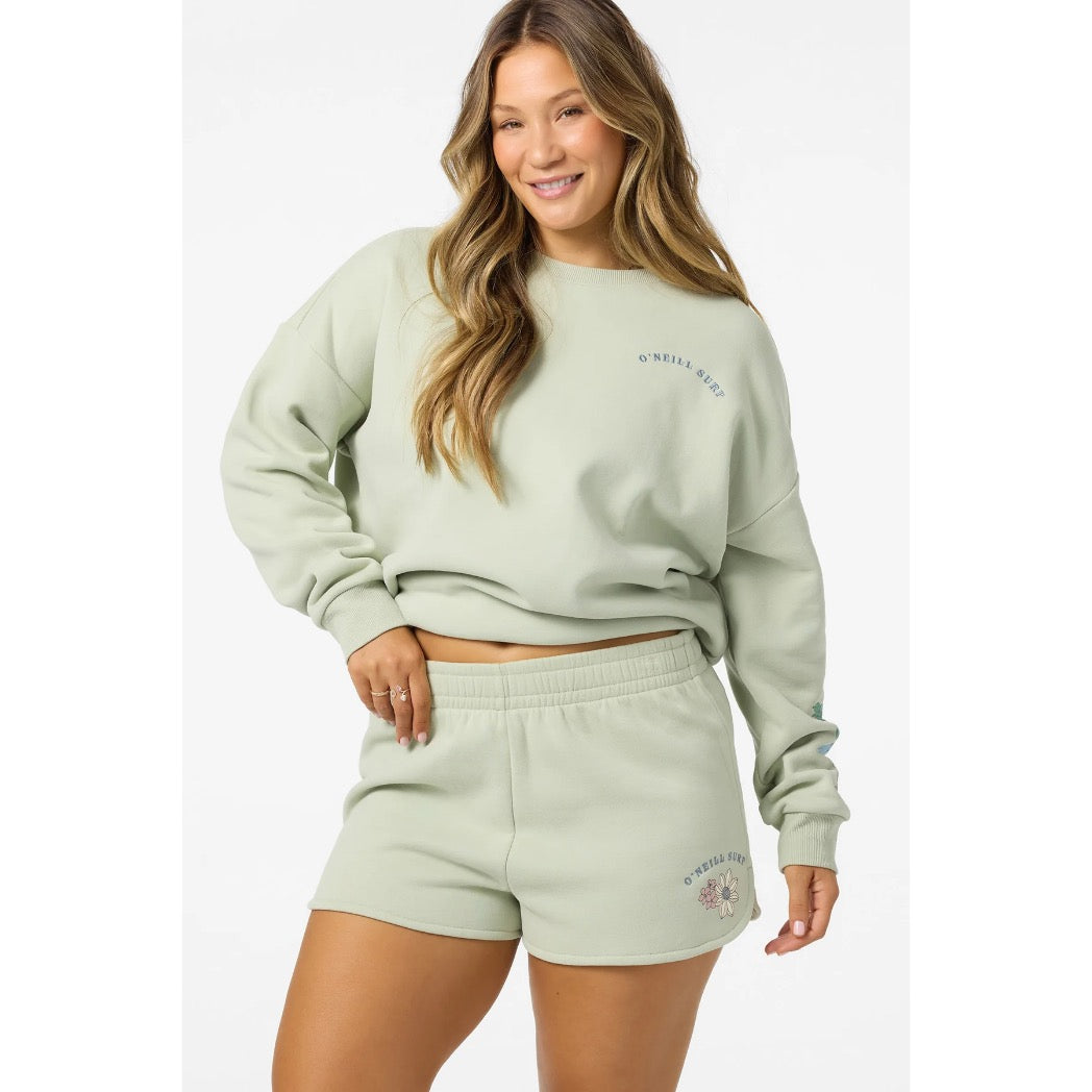 ONEILL - PETAL SCALLOP FLEECE SHORT | Desert Sage