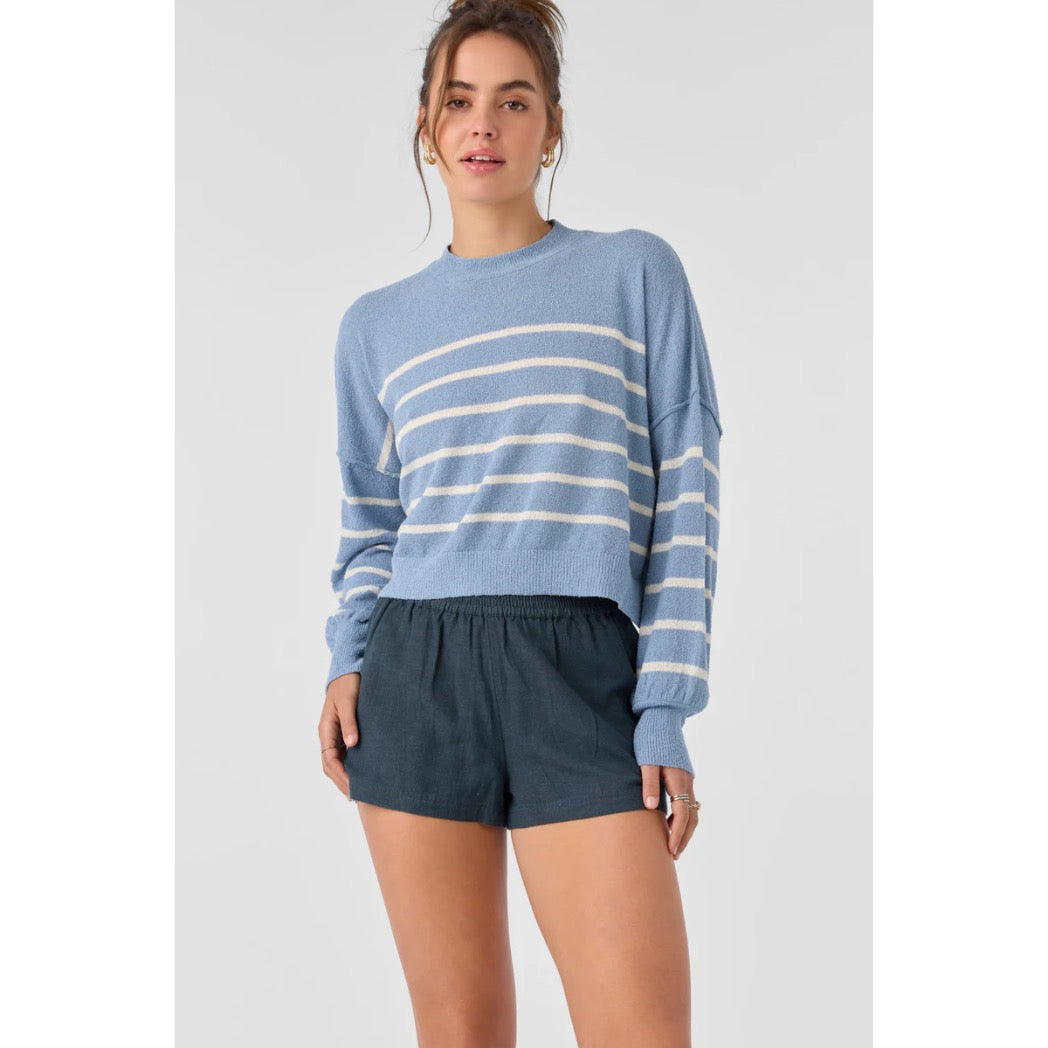 ONEILL -ZEPHI LONG SLEEVE SWEATER | FADED DENIM