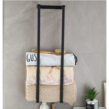 Bathroom Towel Rack for Rolled Towels Wall Mounted Towel Storage Rack for Bathroom Organization Stainless Steel Towel Storage