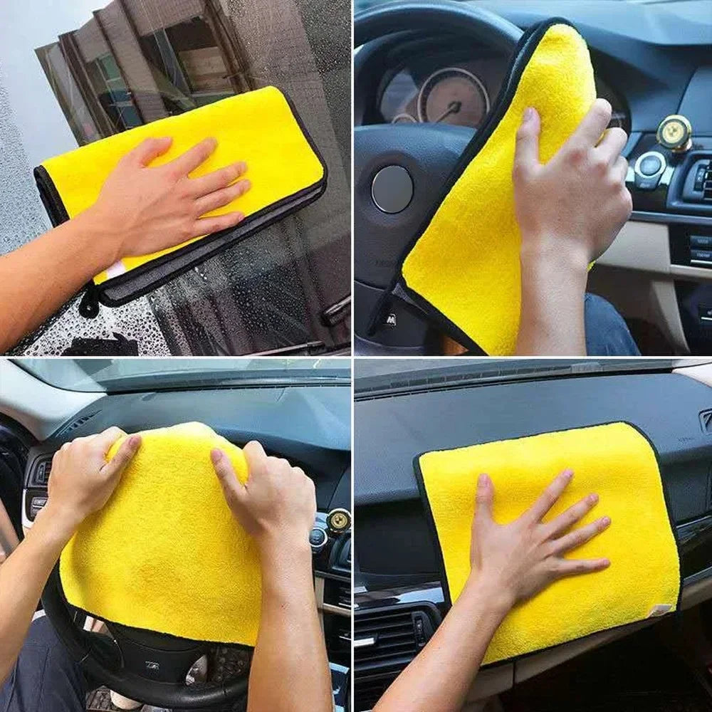 3/5/10Pcs Car Wash Microfiber Towel 30*30CM / 30*60cm Car Cleaning Drying Cloth  Care Cloth Car Wash Towel  Kitchen Towel