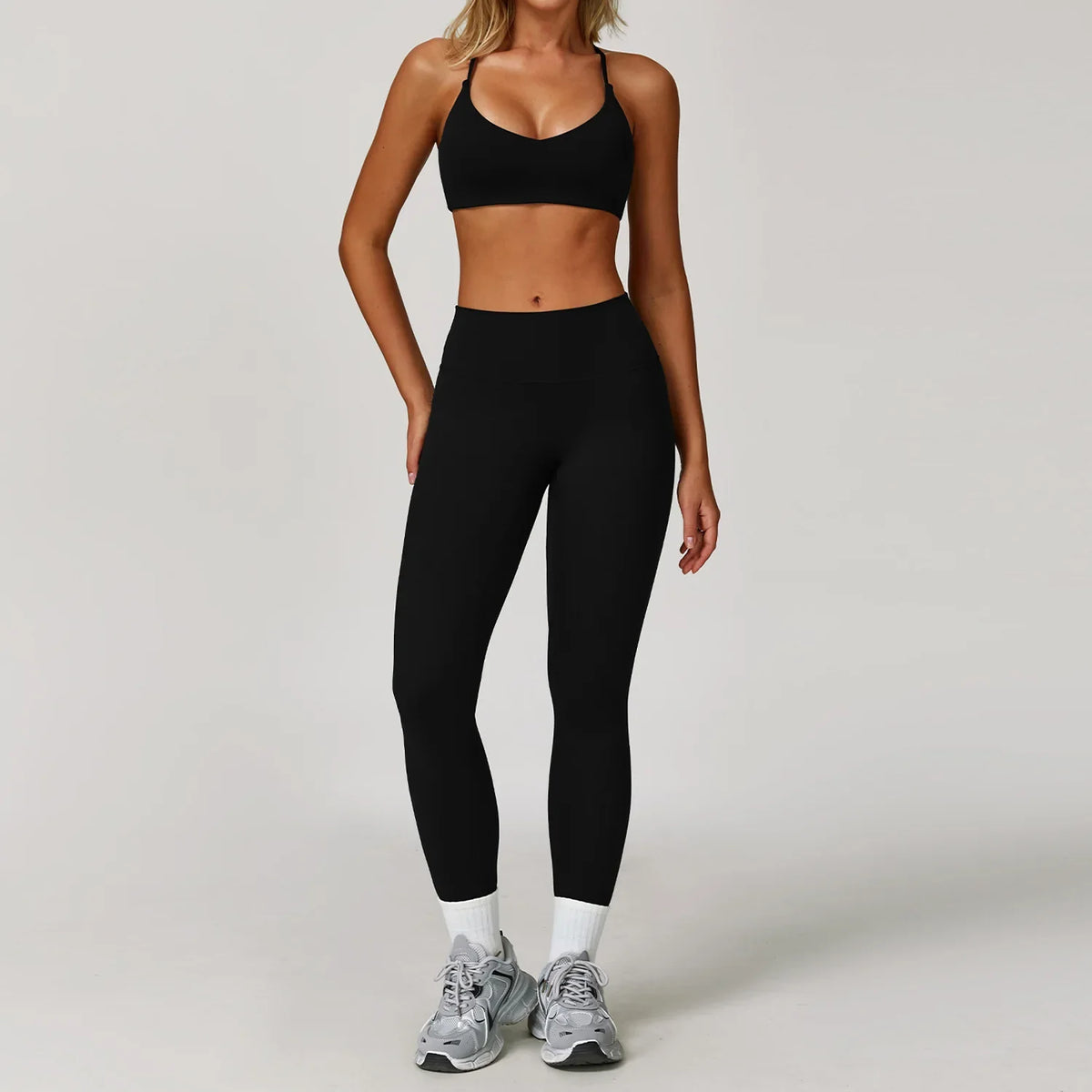 2/3PCS Yoga Suit Sports Set Gym Set Women Tracksuit Running Workout Clothes Long Sleeve Sports Bra Athletic Wear Yoga Clothing