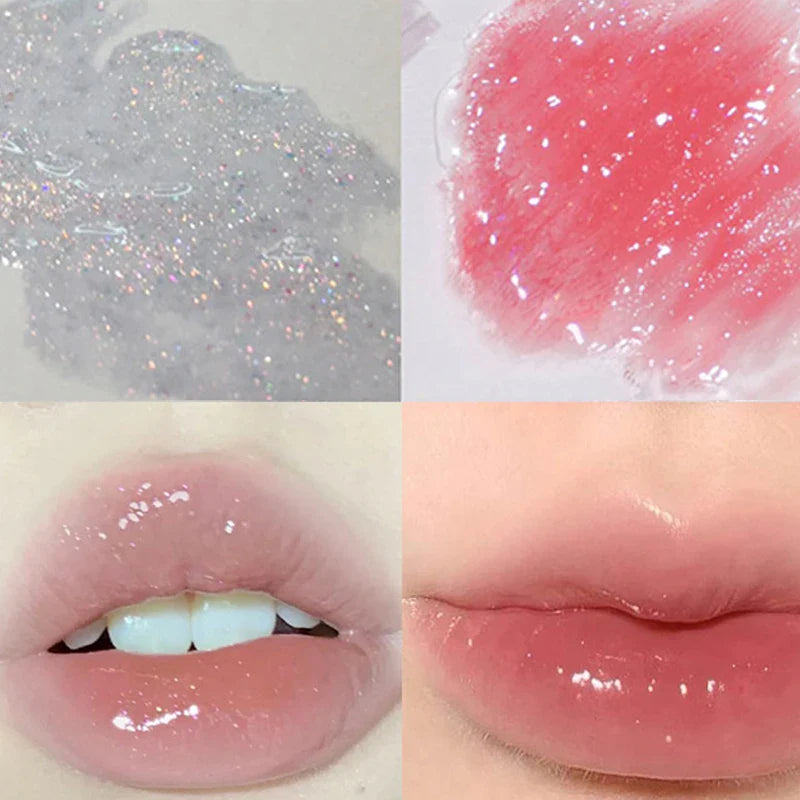 Butterfly shaped milk can lip balm moisturizes and moisturizes the mirror surface, with a shimmering and pouty lips