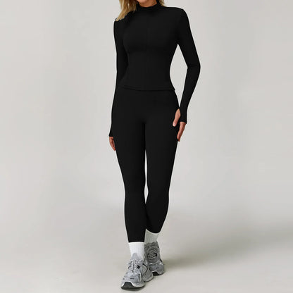 2/3PCS Yoga Suit Sports Set Gym Set Women Tracksuit Running Workout Clothes Long Sleeve Sports Bra Athletic Wear Yoga Clothing