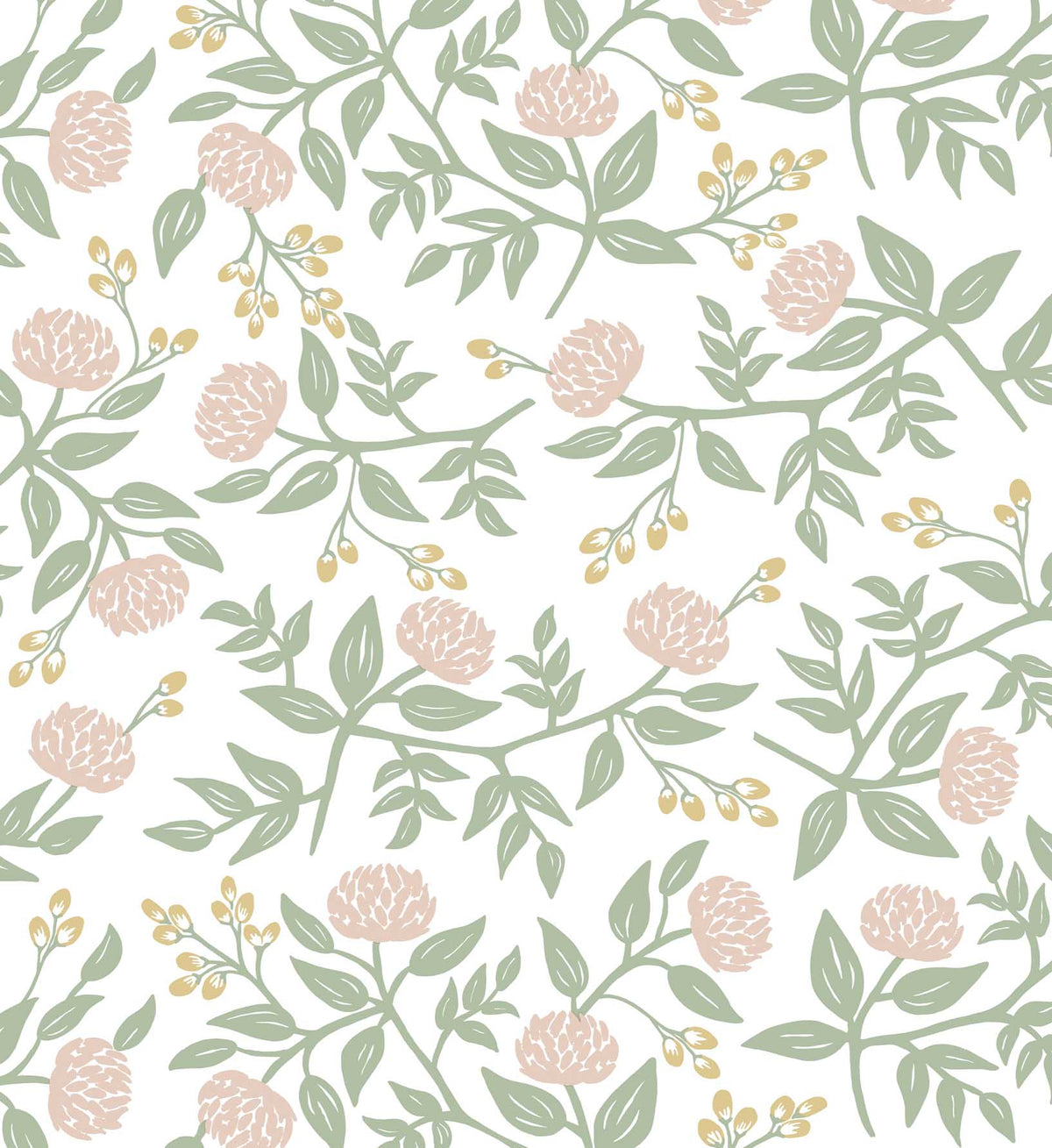 Peonies Peel & Stick Wallpaper - Blush