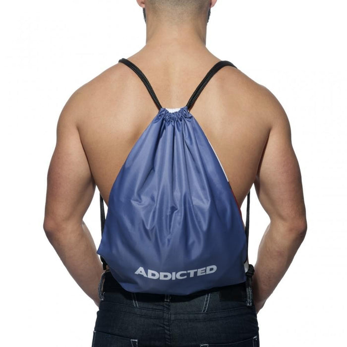 AD Reversible Backpack – 2-in-1 Gym Sack (Red / Royal Blue) - | Addicted - | MAD Lifestyle