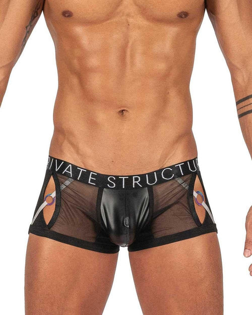 Alpha Low Waist Harness Trunk - Shades of Black - | Private Structure - | MAD Lifestyle