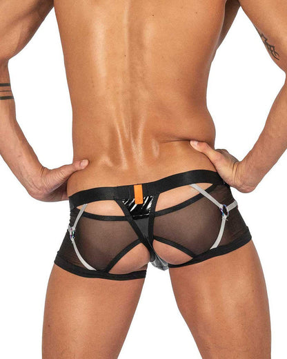 Alpha Low Waist Harness Trunk - Shades of Black - | Private Structure - | MAD Lifestyle