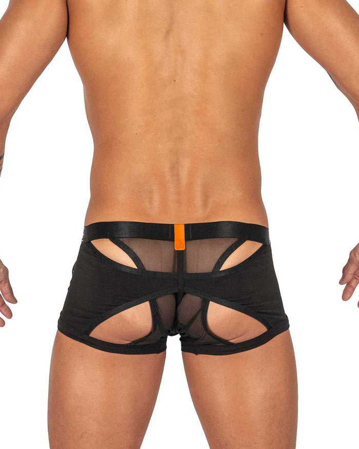 Alpha Low Waist Harness Trunk - Shades of Black - | Private Structure - | MAD Lifestyle