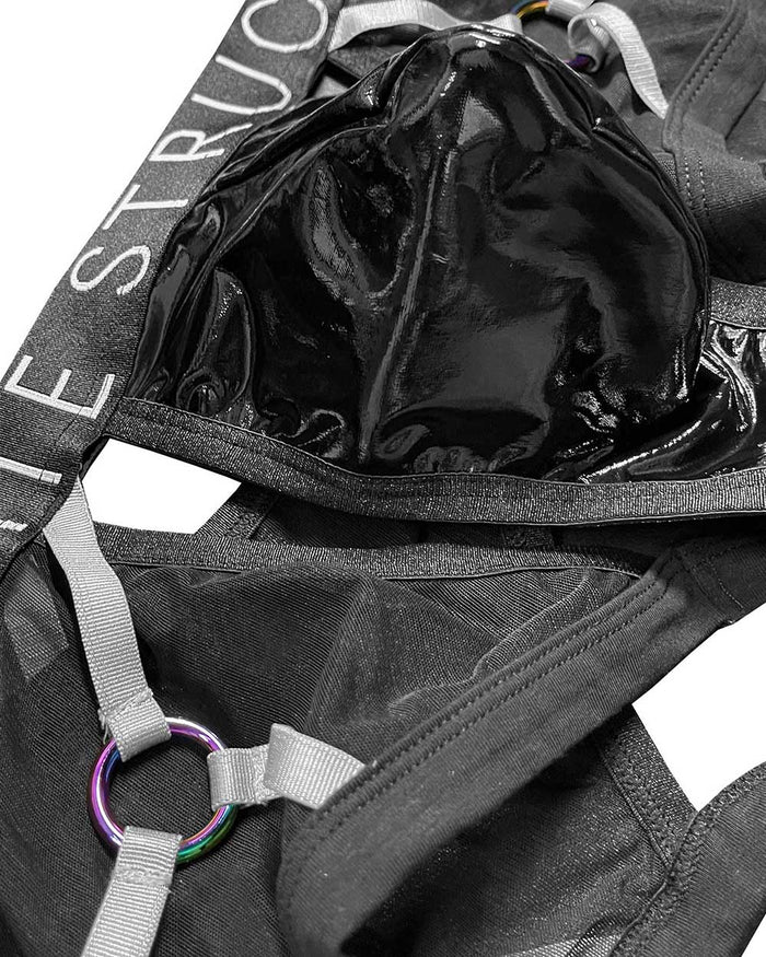 Alpha Low Waist Harness Trunk - Shades of Black - | Private Structure - | MAD Lifestyle