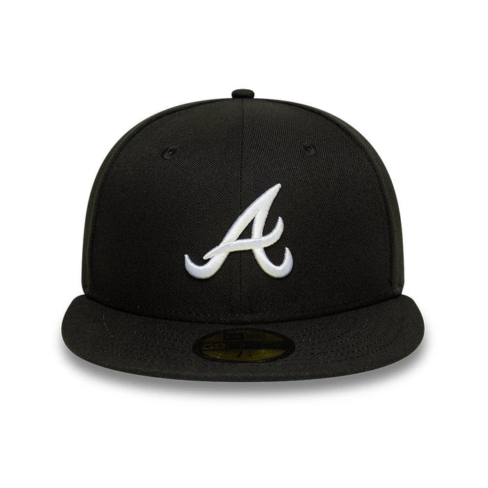 This is a Atlanta Braves MLB Black 59FIFTY Fitted Cap 3