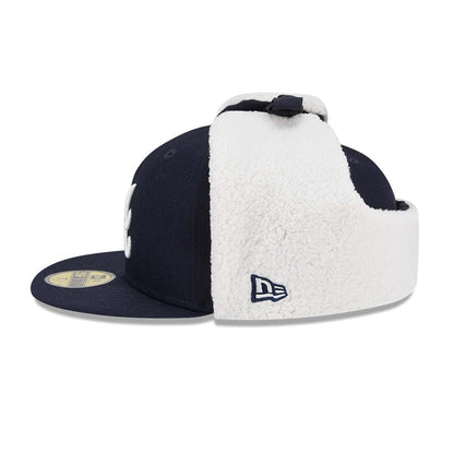 This is a Atlanta Braves MLB Classic Navy Dogear 59FIFTY Fitted Cap 6