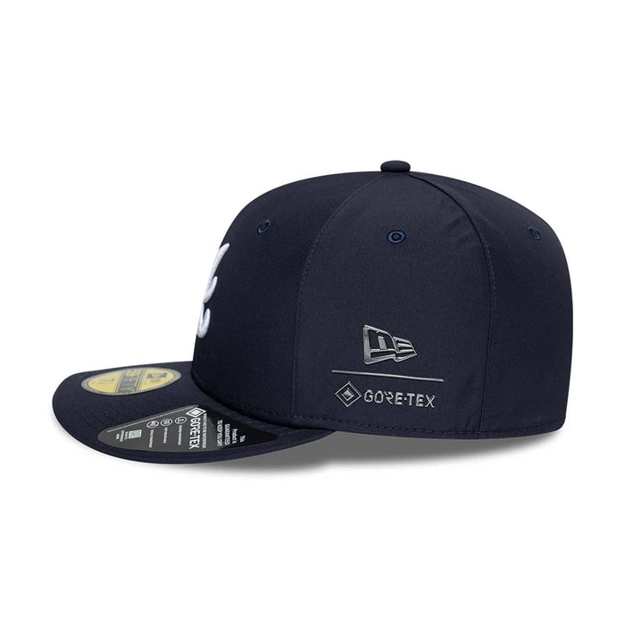 This is a Atlanta Braves MLB Gore-Tex Navy 59FIFTY Fitted Cap 5
