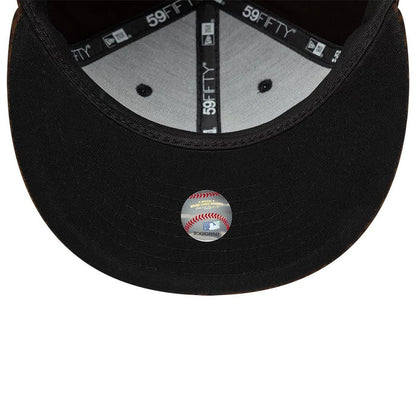 Pictured is this MLB Leopard Atlanta Braves 59FIFTY Fitted cap in black. 2