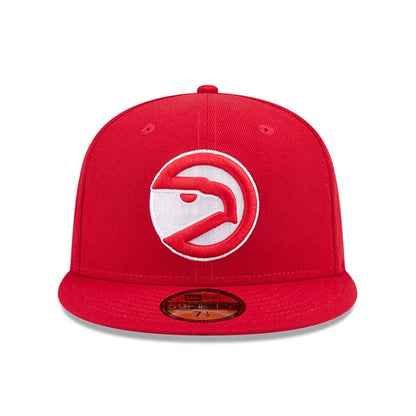 Pictured is this NBA Hardwood Classic Atlanta Hawks 59FIFTY Fitted cap in red. 3