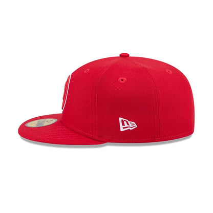 Pictured is this NBA Hardwood Classic Atlanta Hawks 59FIFTY Fitted cap in red. 6