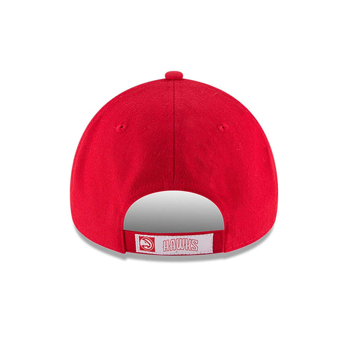 This is a Atlanta Hawks NBA The League Red 9FORTY Adjustable Cap 5