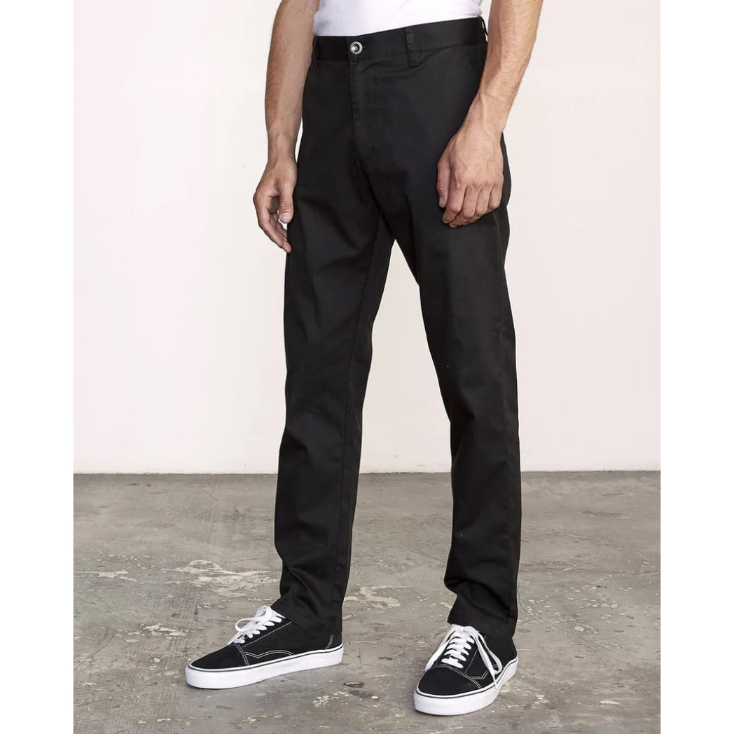RVCA - WEEKEND STRETCH STRAIGHT FIT PANT | BLACK