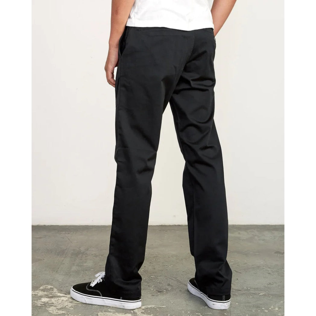 RVCA - WEEKEND STRETCH STRAIGHT FIT PANT | BLACK