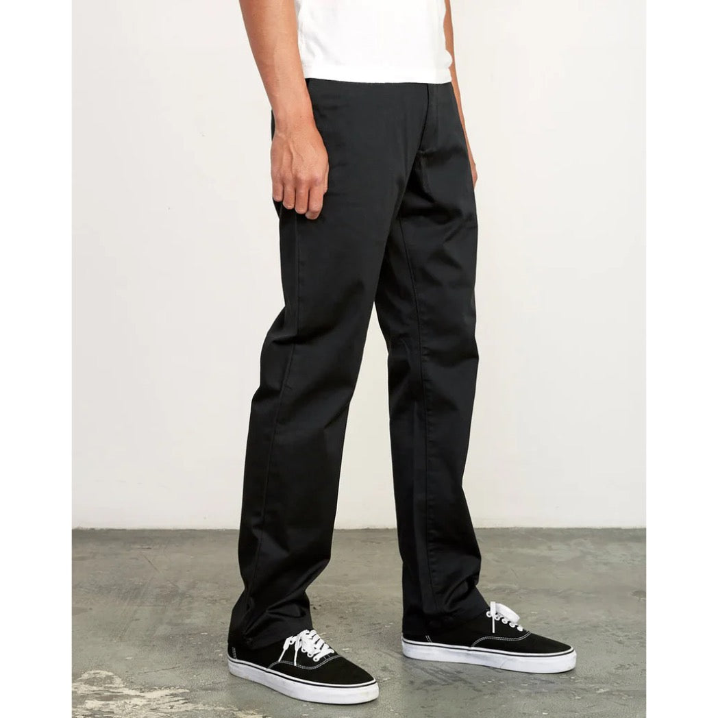 RVCA - WEEKEND STRETCH STRAIGHT FIT PANT | BLACK