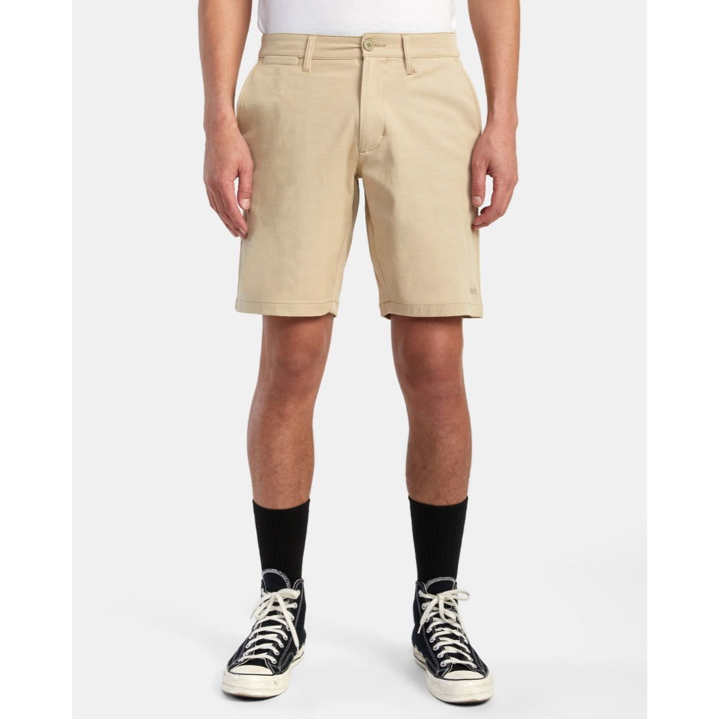 RVCA - BACK IN 19" HYBRID SHORTS | KHAKI