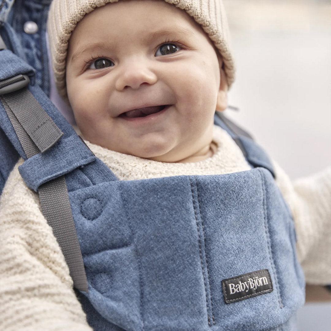 BabyBjorn Harmony Woven Melange - Blue