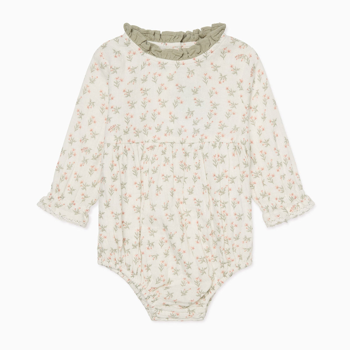 Floral Muslin Bloomer Bodysuit