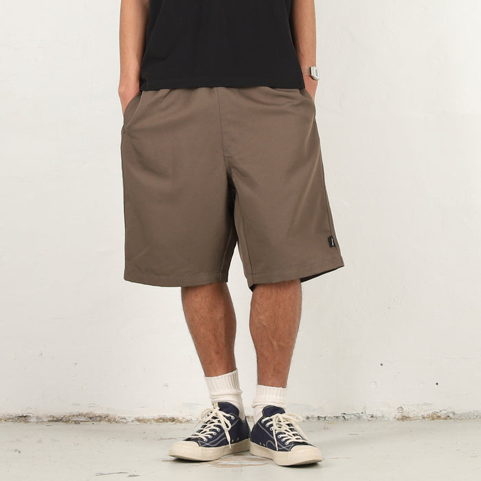 Baggy Twill Beach Short - Olive