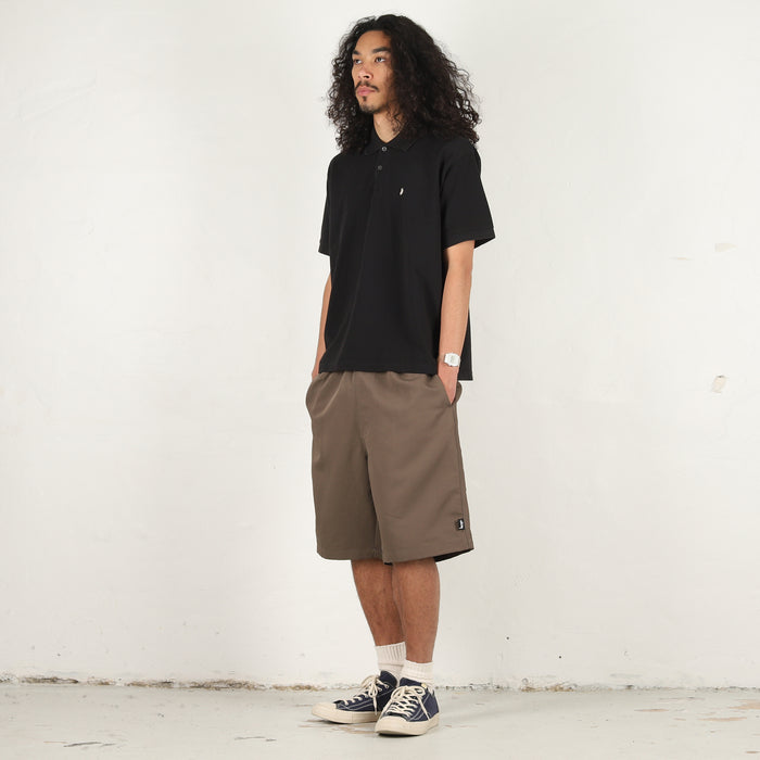 Baggy Twill Beach Short - Olive
