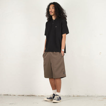 Baggy Twill Beach Short - Olive