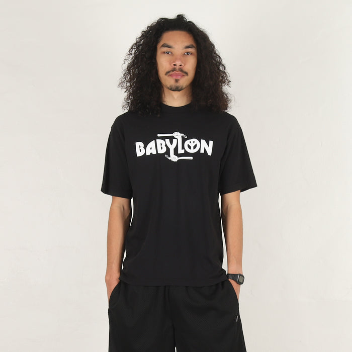 Baton T-Shirt - Jet Black