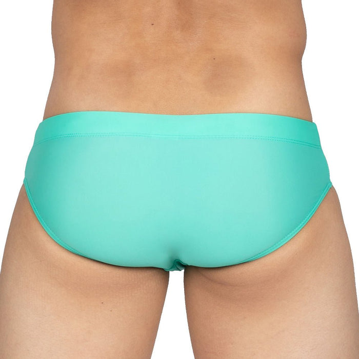beFIT Swim Mini Brief - Green - 4406 - | Private Structure - | MAD Lifestyle