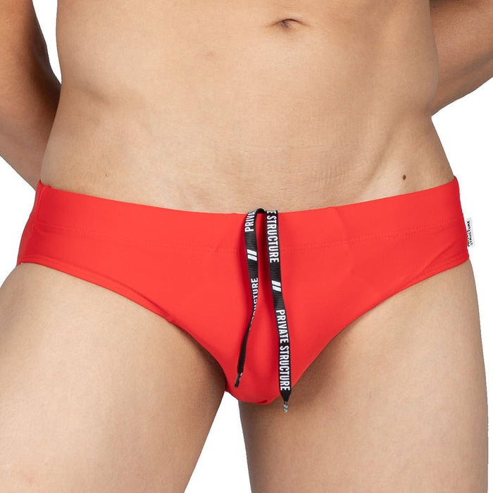 beFIT Swim Mini Brief - Red - 4406 - | Private Structure - | MAD Lifestyle