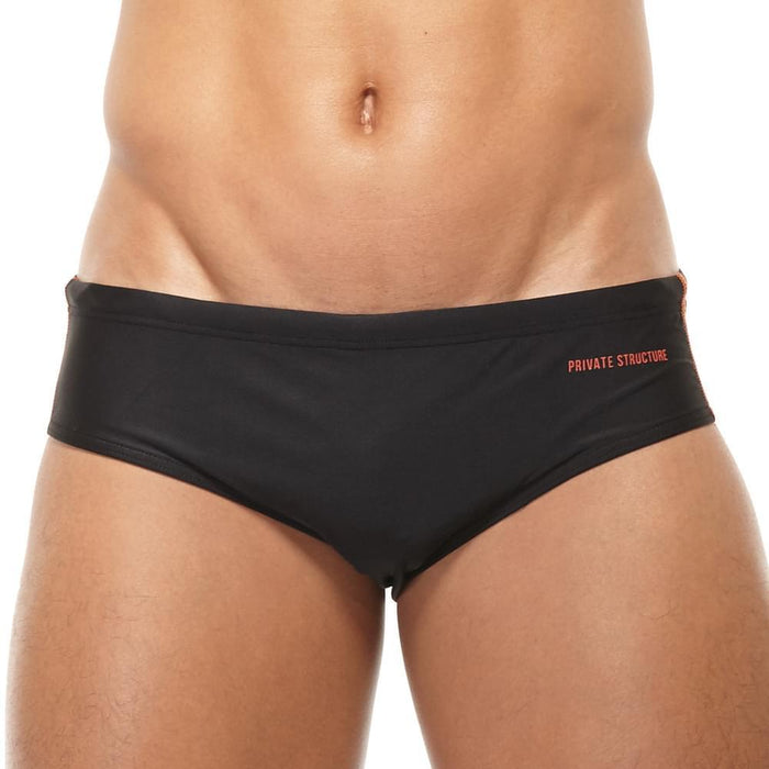 beFIT Swim Mini Brief 3398BT-BLACK - | Private Structure - | MAD Lifestyle