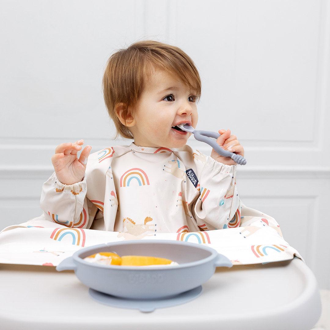 Bibado Long Sleeve Coverall Weaning Bib - Fairytale Foodies