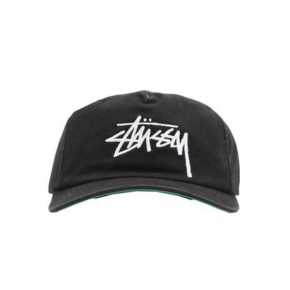 Big Stock Mid Depth Cap - Black