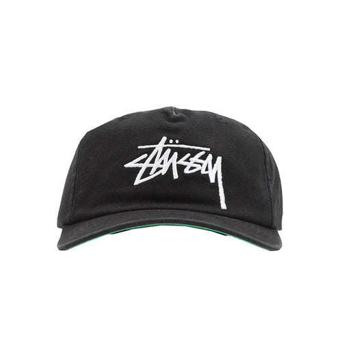 Big Stock Mid Depth Cap - Black