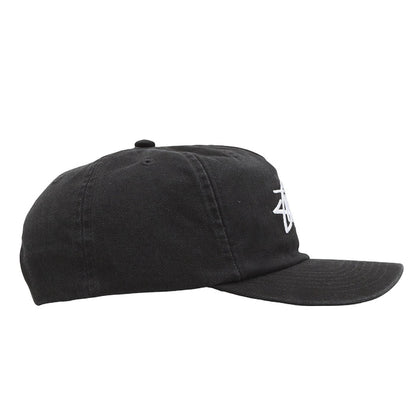 Big Stock Mid Depth Cap - Black