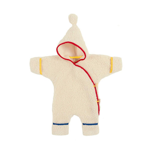 BINIBAMBA BOBO X BINI Merino Snugglesuit - Milk