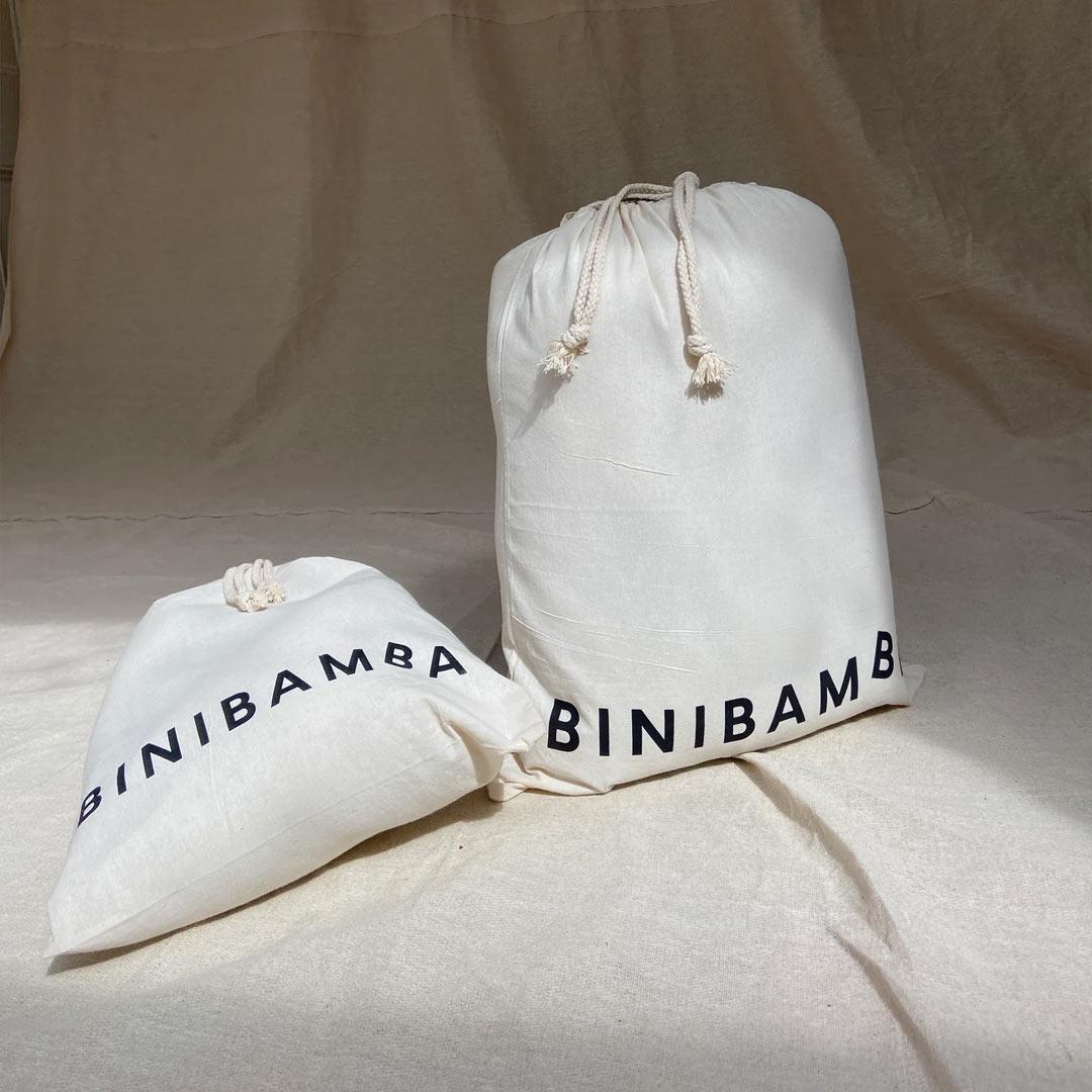 BINIBAMBA Sheepskin Buggy Mittens - Noir